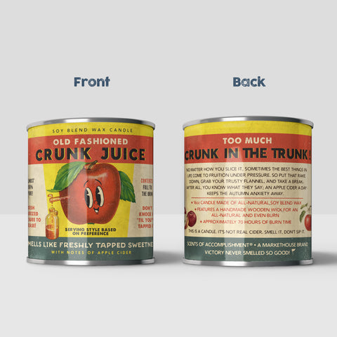 Apple Crunk Juice 16oz. Candle