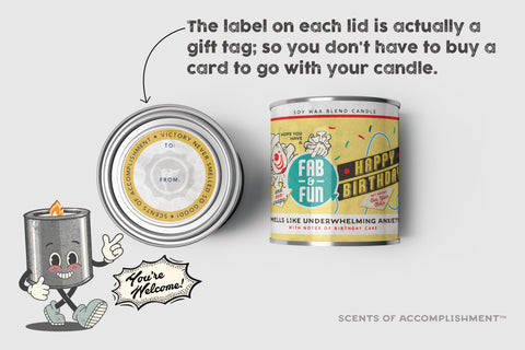 Birthday Clown 16oz. Candle