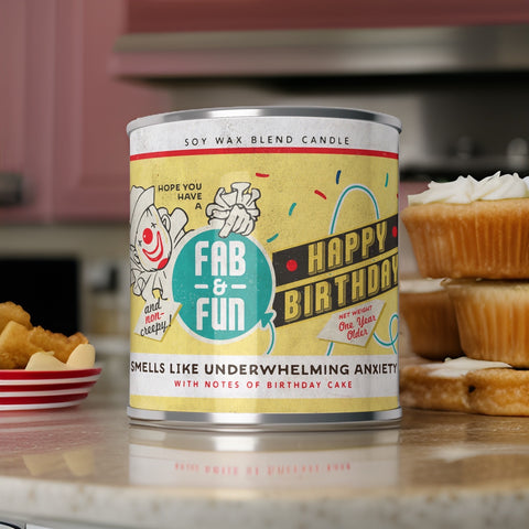 Birthday Clown 16oz. Candle