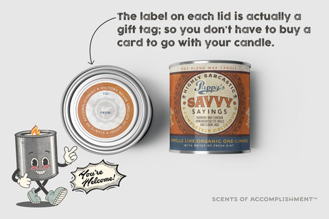 Pappy's Savvy Sayings 16oz. Candle