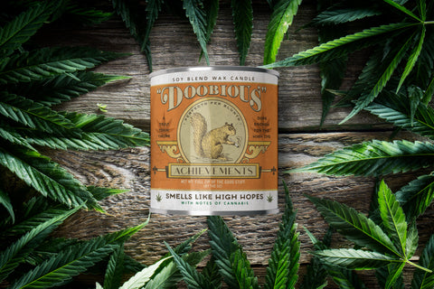 Doobious Achievements Cannabis 16oz. Candle