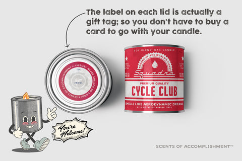 Bicycle 16oz. Candle