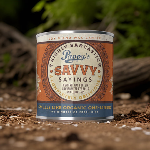 Pappy's Savvy Sayings 16oz. Candle