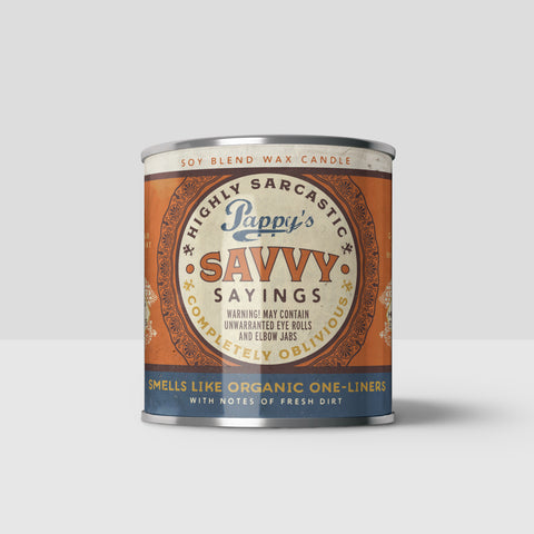 Pappy's Savvy Sayings 16oz. Candle