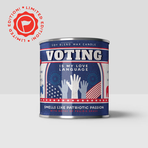 Voting is my Love Language 16oz. Candle