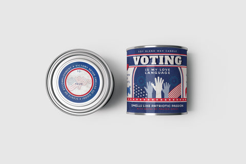 Voting is my Love Language 16oz. Candle